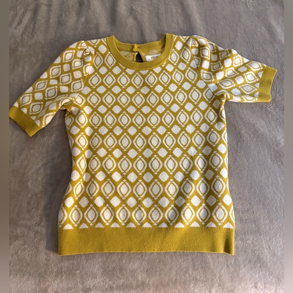 Maeve Harmon Jacquard Geometric Sweater- size XS - Picture 2 of 5